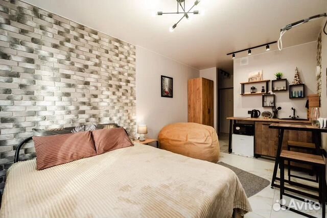 

Квартира-студия, 23 м², 1 кровать