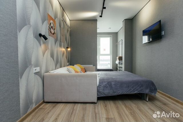 

Квартира-студия, 35 м², 2 кровати