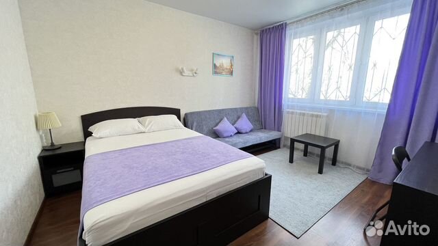 

1-к. квартира, 38 м², 3 кровати