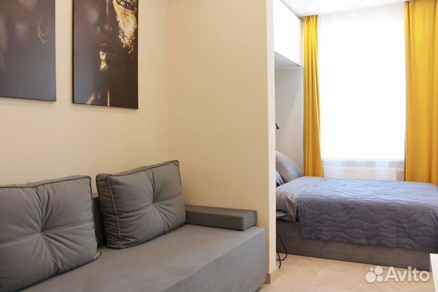

Квартира-студия, 27 м², 2 кровати