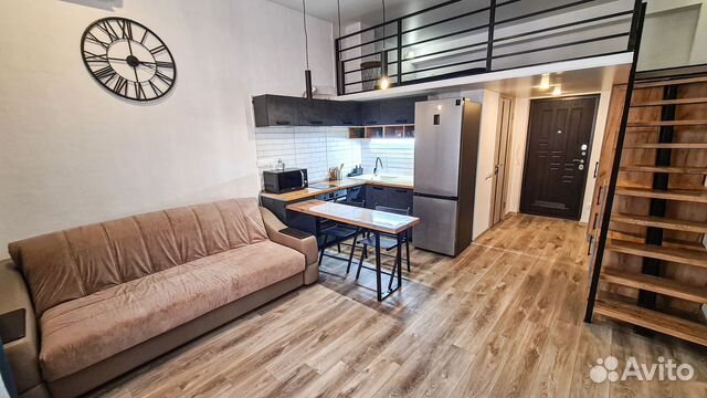 

Квартира-студия, 38 м², 3 кровати
