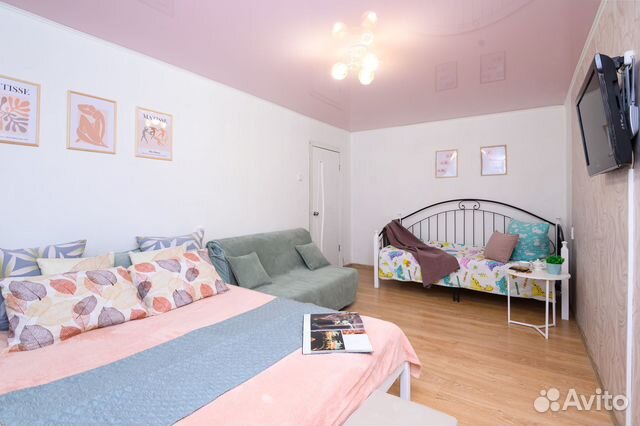 

1-к. квартира, 32 м², 3 кровати