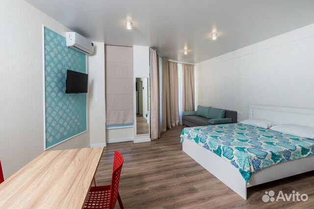 

Квартира-студия, 33 м², 2 кровати