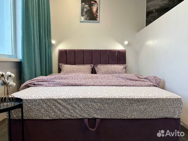 

1-к. квартира, 44 м², 2 кровати