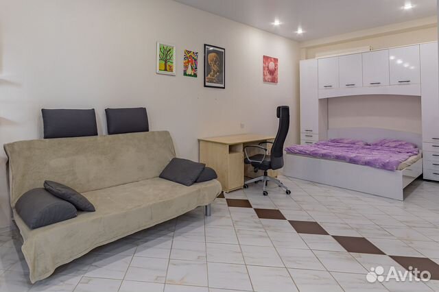 

Квартира-студия, 52 м², 2 кровати