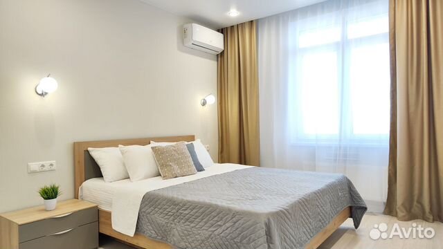 

1-к. квартира, 45 м², 2 кровати