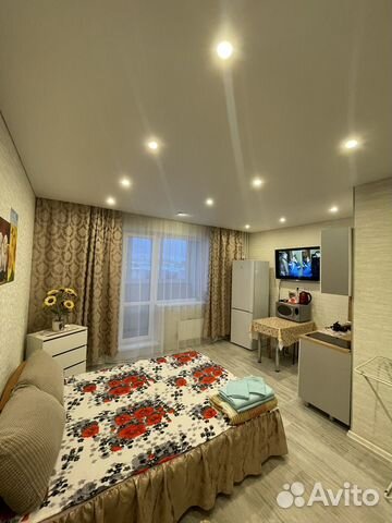

Квартира-студия, 28 м², 3 кровати