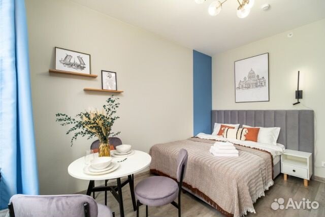 

Квартира-студия, 23 м², 1 кровать