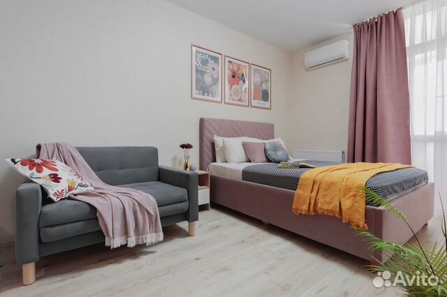 

Квартира-студия, 28 м², 2 кровати