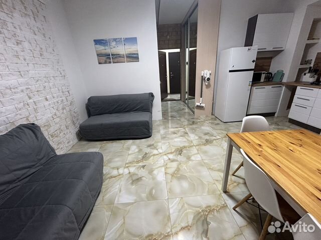 

Квартира-студия, 28 м², 2 кровати