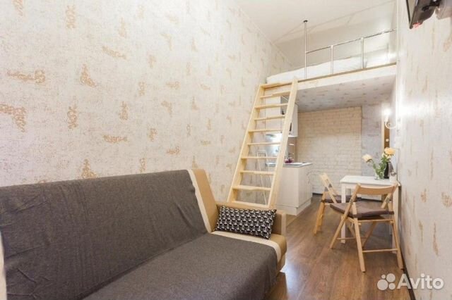 

Квартира-студия, 14 м², 2 кровати