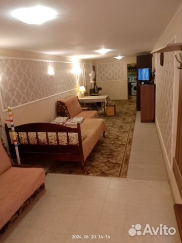 

1-к. квартира, 44 м², 2 кровати