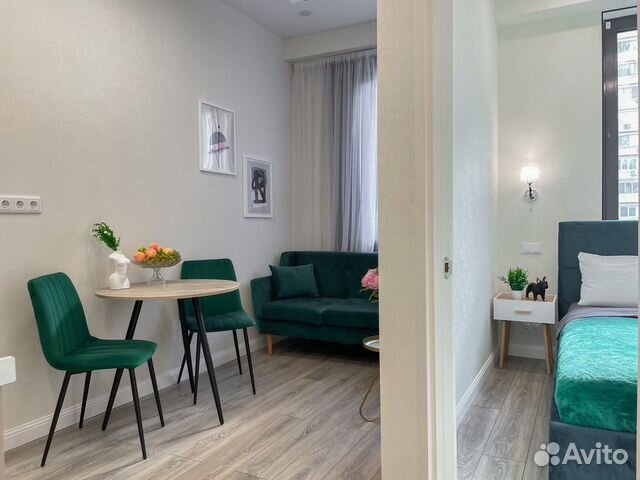

Квартира-студия, 30 м², 1 кровать
