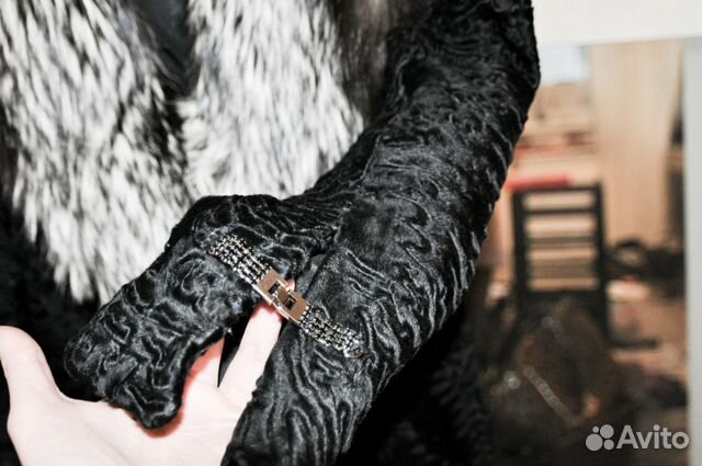 Шуба короткая levinson каракульча-песец Шуба короткая levinson каракульча-песец