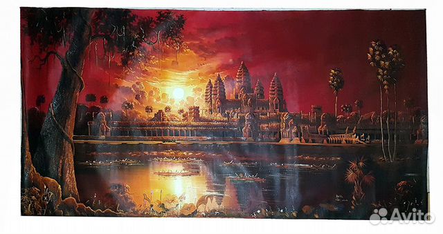 Редкая картина из дворца Короля Камбоджи - лот 2 Редкая картина из дворца Короля Камбоджи - лот 2