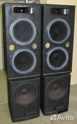 Проф акустика 3000W колонки сабвуферы басы 15