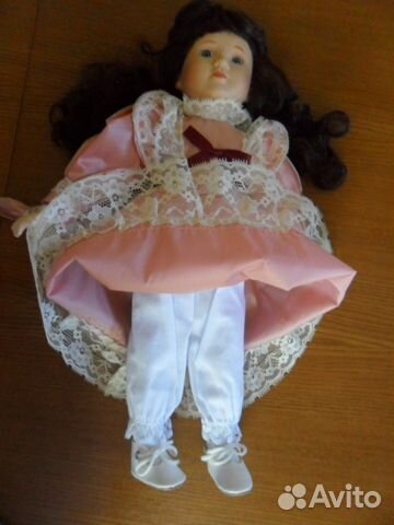 Коллекционная кукла Наташа, фарфор, Италия