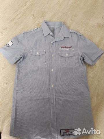 Новая рубашка для мальчика 12- 14 лет