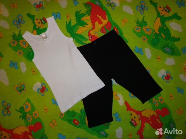 Для хореографии: велосипедки (бриджи), белая майка