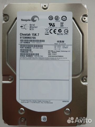 Продам новый серверный hdd Seagate ST3300657SS