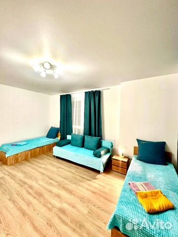 

1-к. квартира, 50 м², 3 кровати