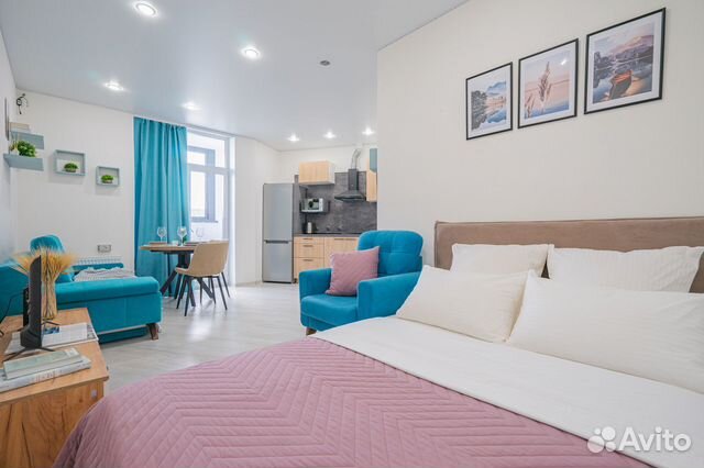 

Квартира-студия, 28,6 м², 2 кровати