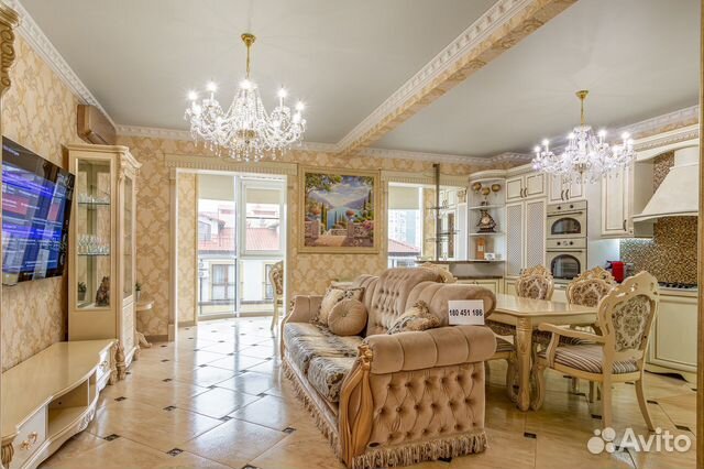 

2-к. квартира, 100 м², 3 кровати