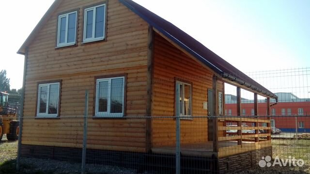 Построим дом каркасно щитовой 6х6 м. с террасой Построим дом каркасно щитовой 6х6 м. с террасой