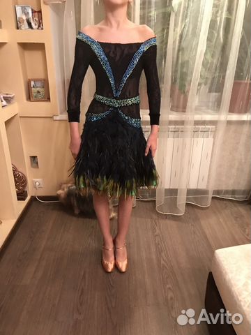 Платье для спортивно-бальных танцев категории Ю-2