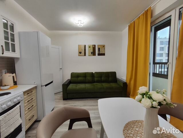 

Квартира-студия, 28 м², 2 кровати