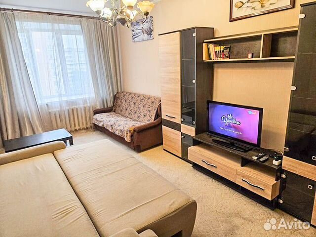 

1-к. квартира, 52 м², 2 кровати