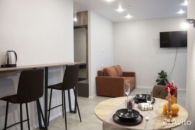 

Квартира-студия, 33 м², 2 кровати