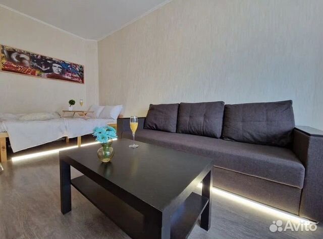 

1-к. квартира, 42 м², 2 кровати