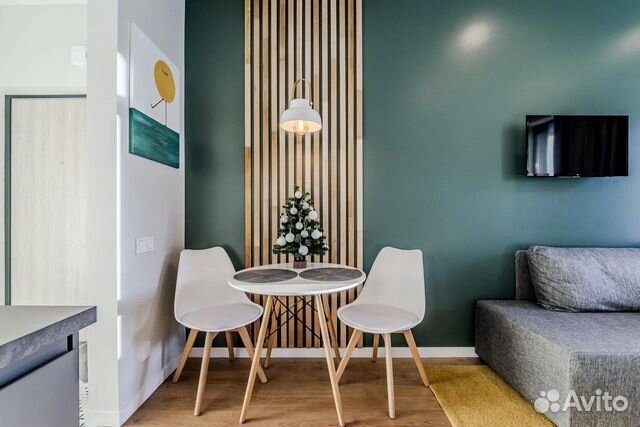

Квартира-студия, 27 м², 2 кровати