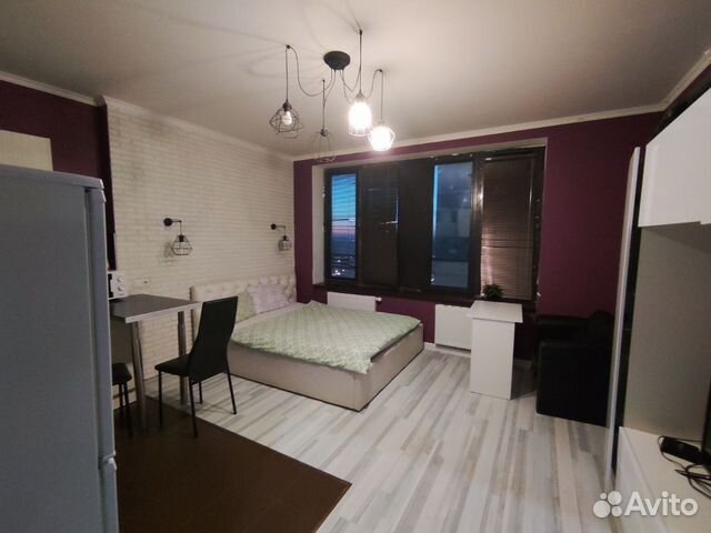 

Квартира-студия, 30 м², 1 кровать