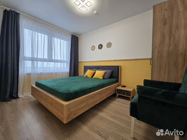 

1-к. квартира, 34,3 м², 2 кровати