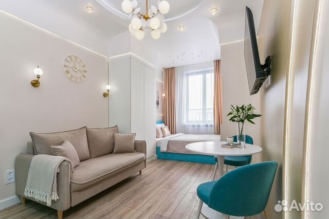 

Квартира-студия, 23 м², 2 кровати