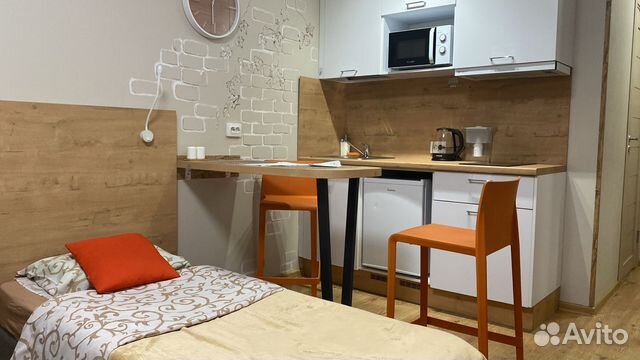 

Квартира-студия, 18 м², 1 кровать