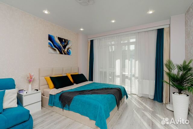 

1-к. квартира, 42 м², 3 кровати
