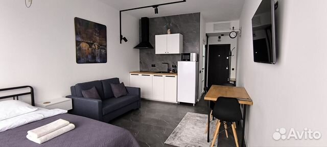 

Квартира-студия, 32 м², 2 кровати