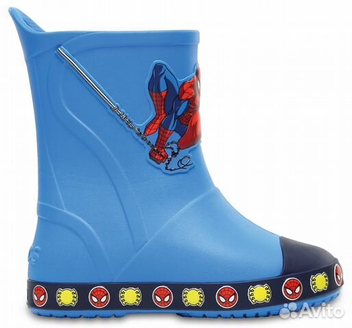 Сапоги резиновые Crocs Bump It Spiderman Rain 25 р Сапоги резиновые Crocs Bump It Spiderman Rain 25 р