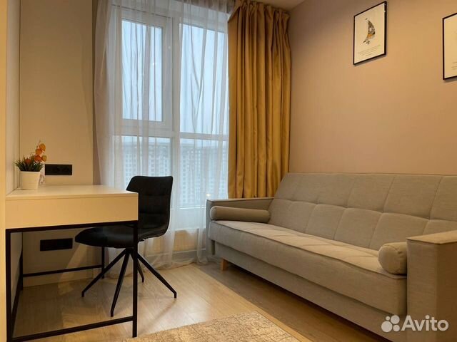 

Квартира-студия, 35 м², 2 кровати
