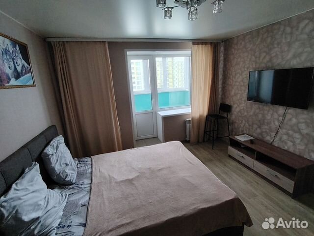 

Квартира-студия, 29,5 м², 2 кровати