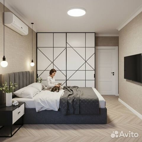 

1-к. квартира, 40 м², 1 кровать