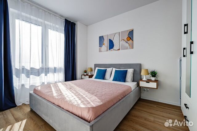 

1-к. квартира, 34 м², 2 кровати