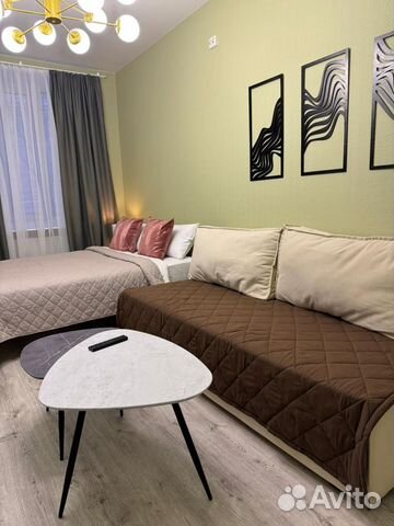 

1-к. квартира, 45 м², 2 кровати