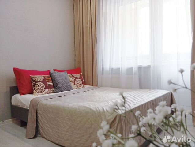 

1-к. квартира, 42 м², 3 кровати