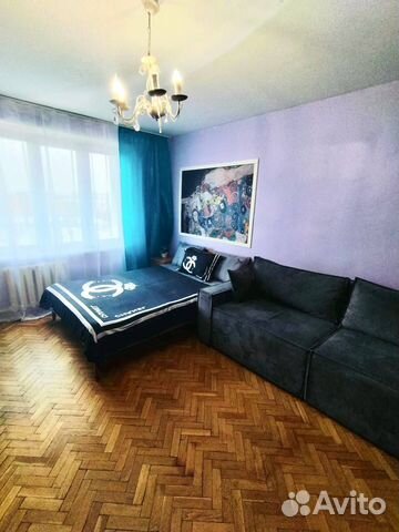 

1-к. квартира, 44 м², 3 кровати