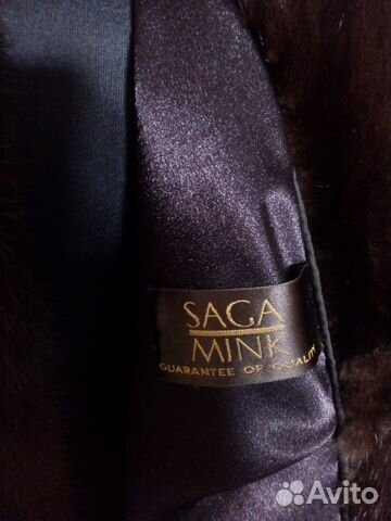Шуба Норковая Saga mink с капюшоном Шуба Норковая Saga mink с капюшоном