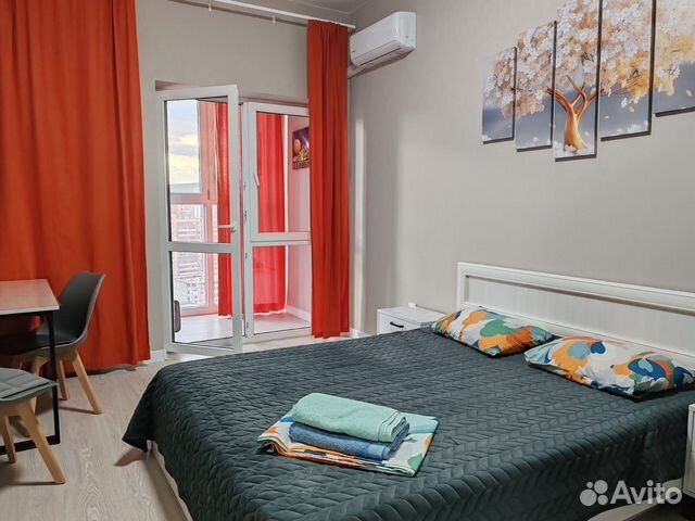 

1-к. квартира, 42 м², 2 кровати